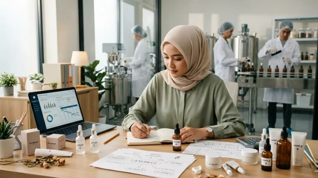 Jasa Maklon Kosmetik Skala Kecil Panduan Memulai Brand dengan MOQ Rendah